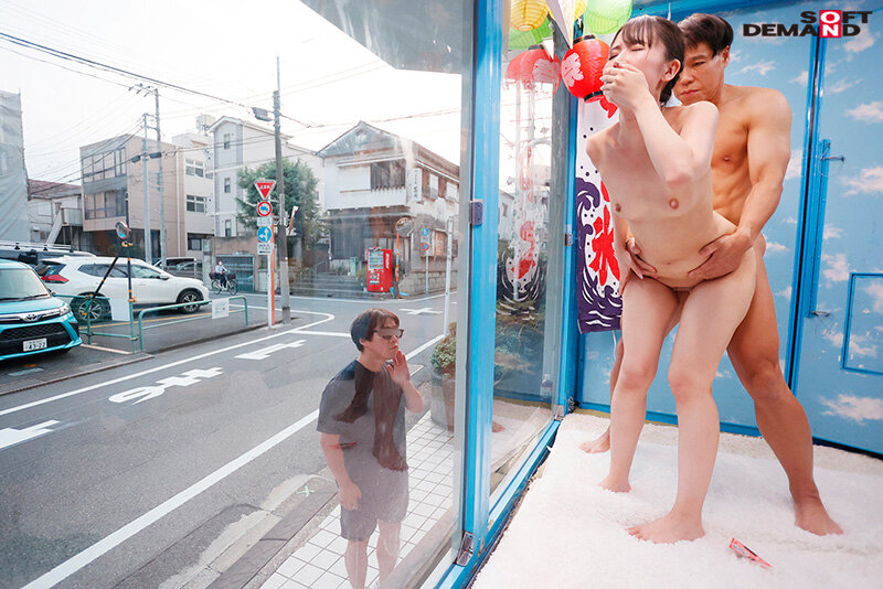 サンプル-マジックミラー号 どこよりも熱い夏祭り到来！！ 花火大会へ向かうピチピチスレンダー美女限定 赤面羞恥 浴衣野球拳対決2023！