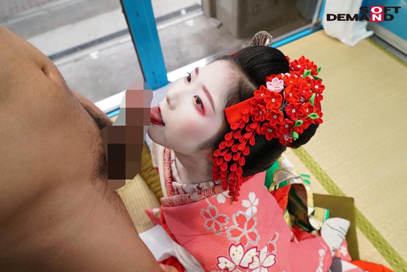 マジックミラー号 ドーランを赤く染めるほど恥ずかしがる芸妓さんと夢の野球拳SEX 画像6