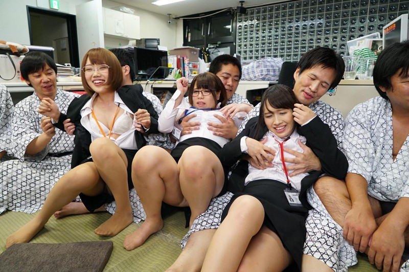 乱交&剛毛はんなり営業部 石倉真季退社付き 忘年会2017 本気汁だらっだら!エロ楽しいお座敷ゲームで羞恥全開 今年は見られて興奮するタイプのSOD女子社員6名全員SEXでおもてなし 画像8