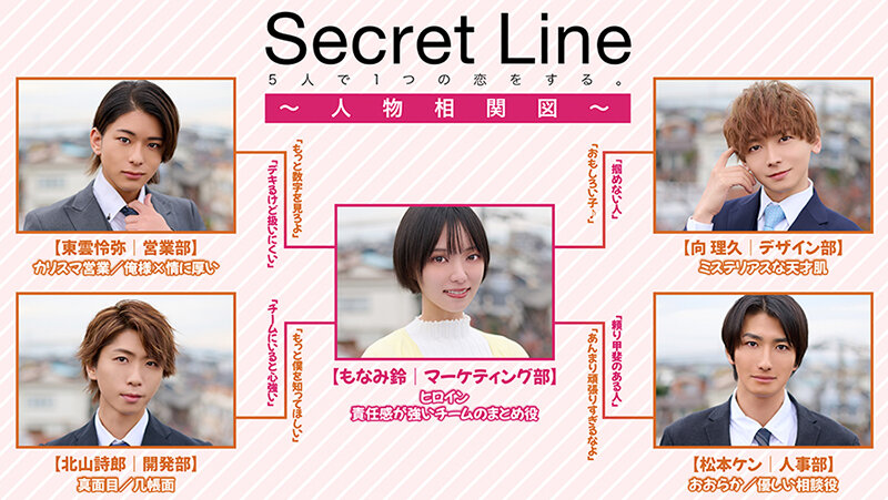 Secret Line 5人で1つの恋をする。 もなみ鈴 サンプル