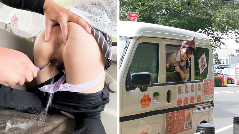 人気 AV 女優が挑戦！イカサレ屋台の中で 潮吹きながらホットドッグ売ってください！逢月ひまり 小坂ひまり