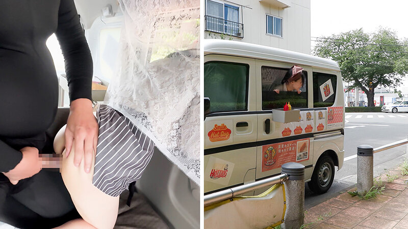 人気 AV 女優が挑戦！イカサレ屋台の中で 潮吹きながらホットドッグ売ってください！逢月ひまり 小坂ひまり