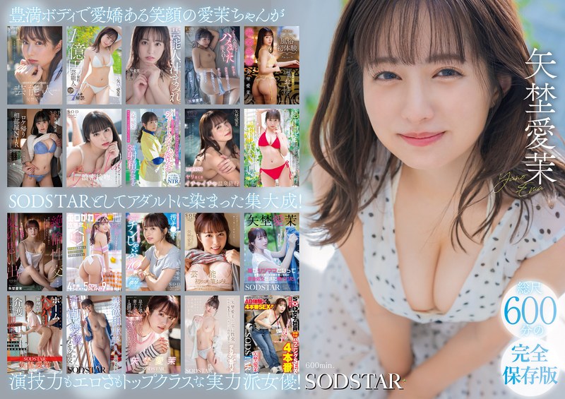 矢埜愛茉 「矢埜愛茉 初総集編！芸能界からAV DEBUTしたSODSTARの20タイトル20SEX豪華10時間スペシャル」 ジャケット画像