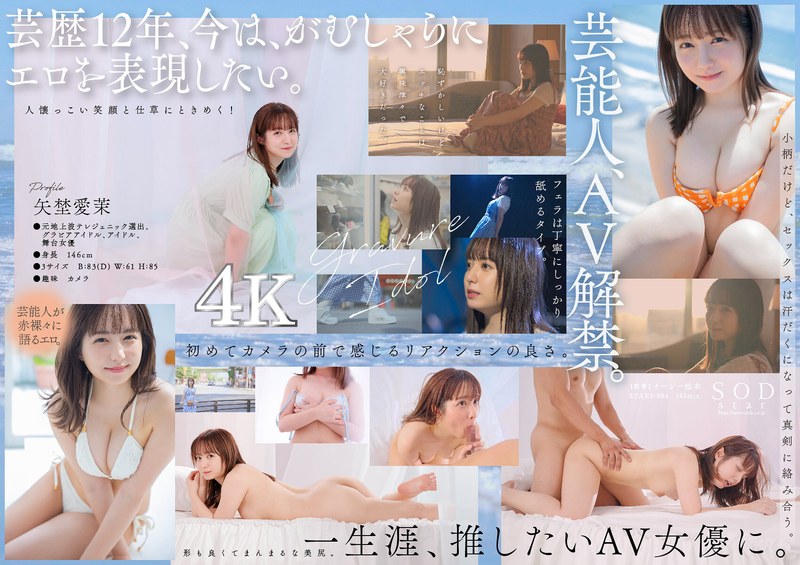 矢埜愛茉 「芸能人 矢埜愛茉 AV DEBUT【圧倒的4K映像でヌク！】」 ジャケット画像