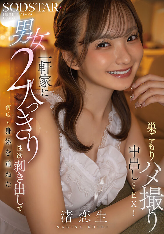 一軒家に男女2人っきり、性欲剥き出しで何度も身体を重ねた巣ごもりハメ撮り中出しSEX！渚恋生 画像1