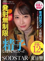 6年目で初素人解禁！童貞M男クン一名様限定 夏目響があなたの生活圏におジャマして一日中ついてまわって世話焼いたついでに発射無制限で精子しぼりとりたいっ！