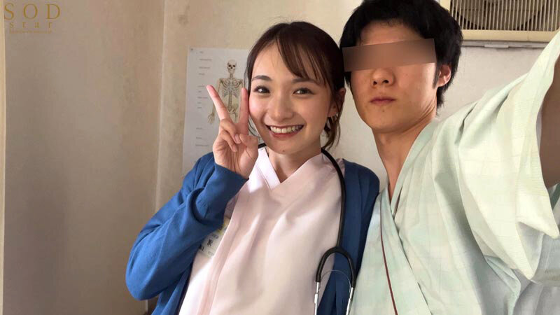 検査入院のため訪れたクリニックで偶然再会した元カノナースと、夜勤中こっそりいたるところで生フェラ&ベロチューしまくった。 渚恋生 画像16