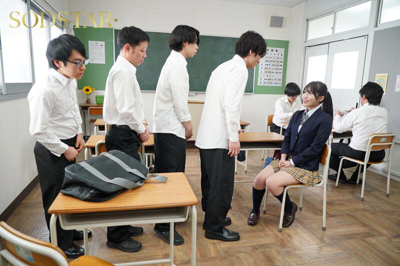 担任「今日から新川を性処理当番に任命する。 1週間でビーカー満タンまで精子を貯めないと退学になるので頑張るように」 新川空 サンプル画像 15