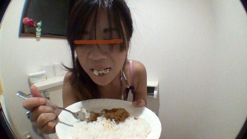 昨日食べた物をもう一度食べる!脱糞カレーライス! 画像10