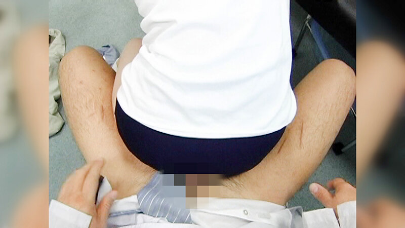 身体こすりつける制服女子 尻コキ脚コキ太ももコキの癖 画像1