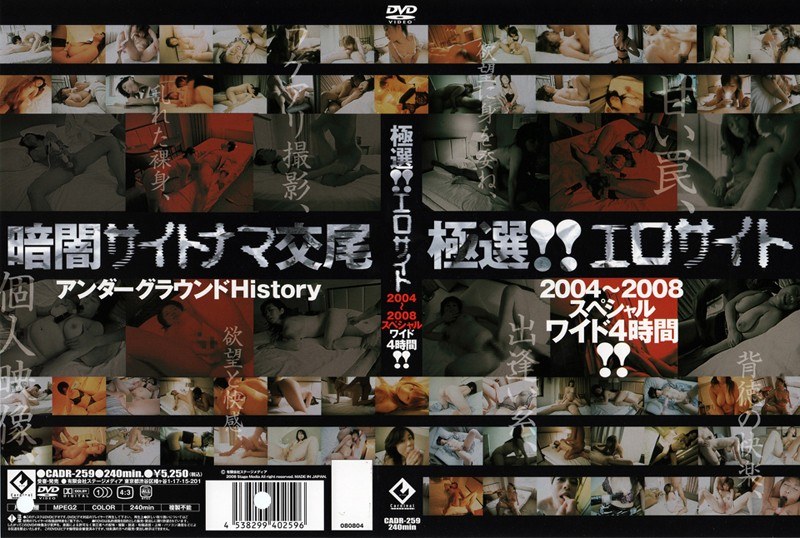 極選！！エロサイト 2004〜2008スペシャルワイド4時間！！
