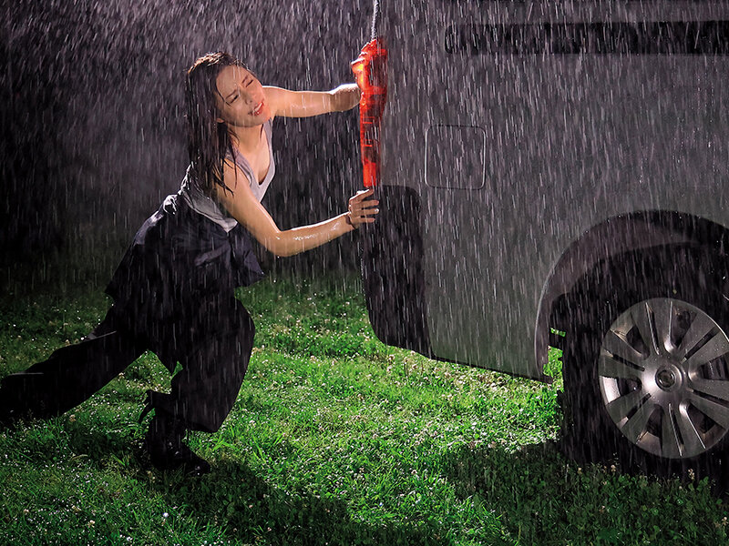 サンプル-ガテン女上司と突然の豪雨で現場から帰れなくなり…カラダを温めあううち色っぽい濡れ髪濡れ肌に理性爆発ワゴン車が揺れるほどカーセク中出ししまくった 都月るいさ