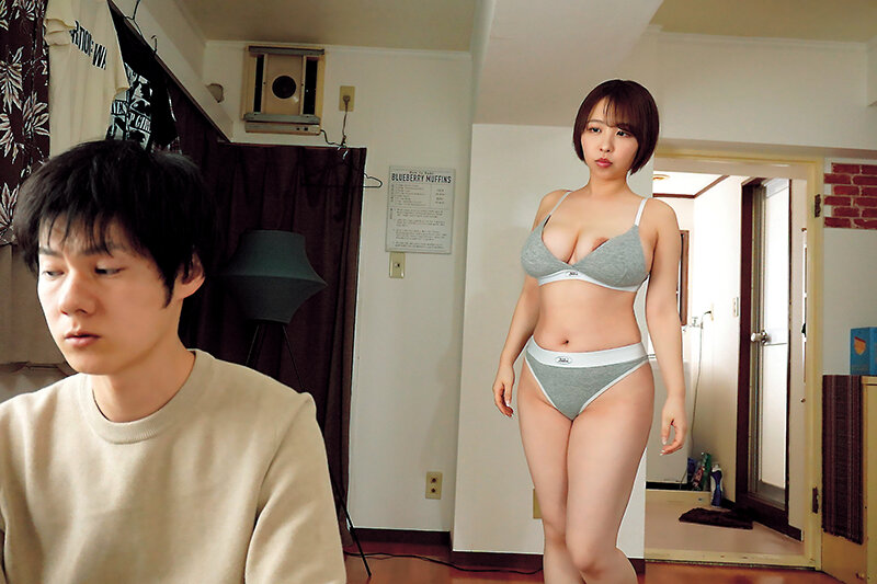 ボーイッシュ女友達が連日ほろ酔いで僕の激狭ワンルームに泊まりに来ては隠れ巨乳を無防備にポロリ＆むにむに密着させるせいで完全に異性として意識したのにオナニーもできない生殺し地獄でムラムラ抑えきれず一晩中何度もナマ中出しハメしまくった 宍戸里帆 サンプル