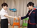 高嶺の花の美人キャビンアテンダント限定！航空会社対抗中出し野球拳！勝てば100万円！負ければいきなりデカチン即ハメ！フライト帰りのCAオマ○コに上司の目の前で何度イってもやめない追撃ピストンで抜かずの連続中出し！4人合計18発 サンプル画像1