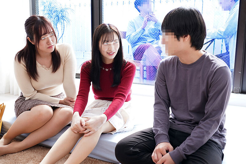一般男女モニタリングAV マジックミラーの向こうには愛する旦那たち!巨乳ママ友2人組が初対面の童貞くんをW筆おろし!旦那よりも遥かにおっきい年下デカチ○ポに火照ってしまったご無沙汰人妻2人のチ○ポ奪いあいハーレム逆3P連続中出し! 画像2