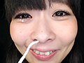 美女の高粘度鼻水鑑賞 サンプル画像12