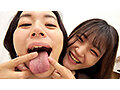 濃密ベロ唾液舐め接吻レズ - サンプル 8