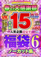 【VR祝春ギフト】【VR福袋】春の大感謝祭大人気15作品 人気企画超豪華福袋6 ノーカット集