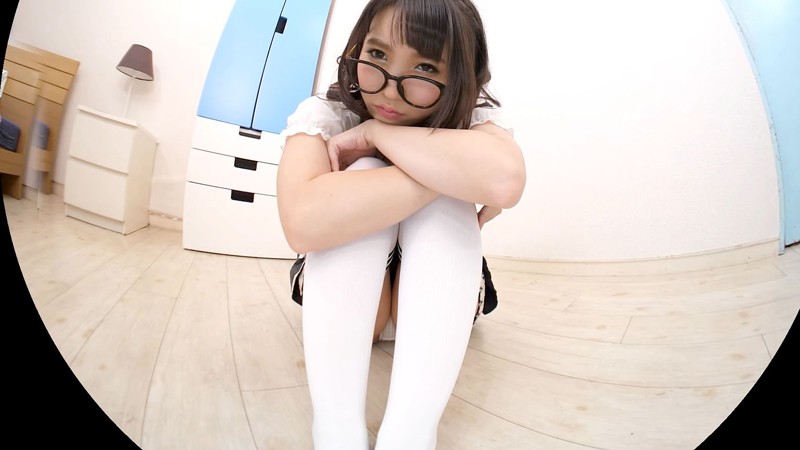 CRVR-120 Studio CRYSTAL VR - Panty Shot X Thighs X Knee-High Socks. The Flesh Between Her Skirt And 