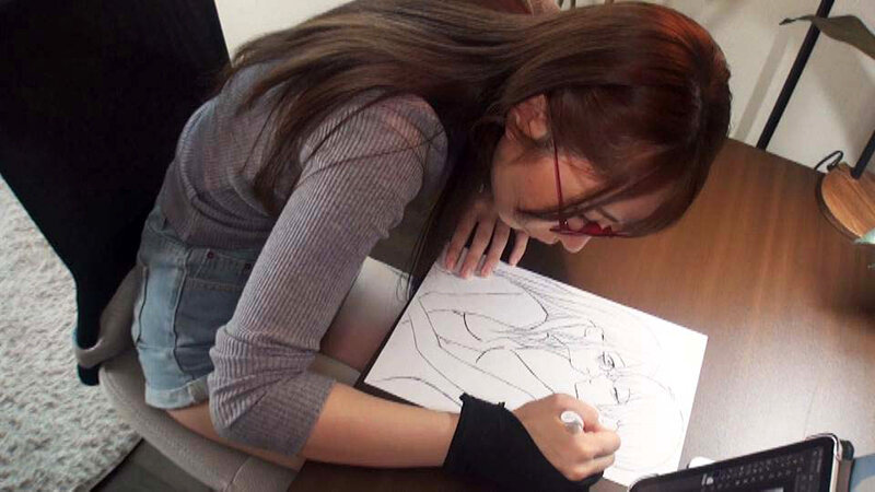 ヲタ女子精液ごっくんSEX 津浪葵 画像1
