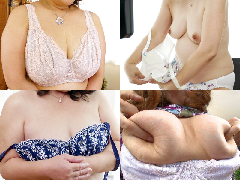 五十路六十路重力に負けた巨大乳房を包み込む垂れ乳ブラジャー36人8時間 2枚目