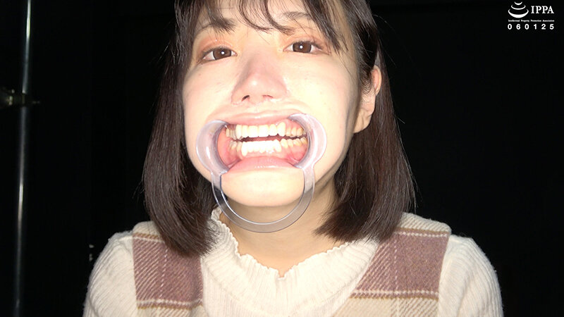【人気女優 琥珀ややチャンの超貴重な歯・口内・のどちんこ観察&咀嚼】ADOA-085 琥珀やや 画像2