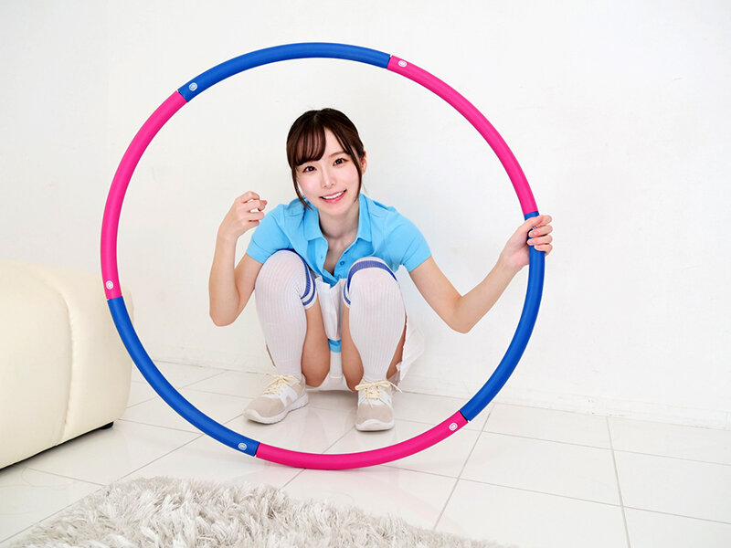 シコシコしながらエクササイズ! パンチラインストラクター挑発JOI 1枚目
