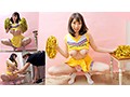 素人パンチラ in 自宅で個人撮影会 vol.026 黄色チア☆Iカップ巨乳 のぞみちゃん - サンプル画像