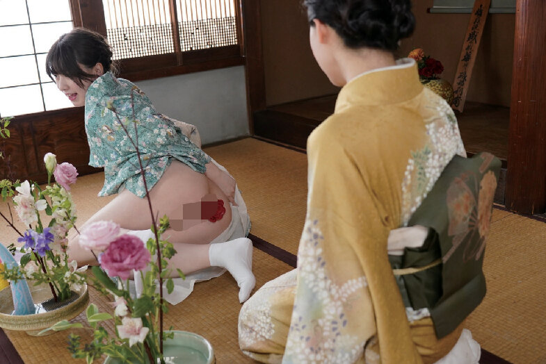 和とみやびの緊縛館 Vol.16 肛門被虐レズビアン 女華道家菊門調教 花狩まい 画像8