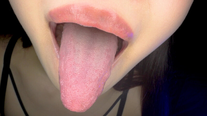 【個人撮影】笠木いちかの口内観察 舌を磨いて指しゃぶって開口器で口内見せながら喜悦（よが）る 画像7