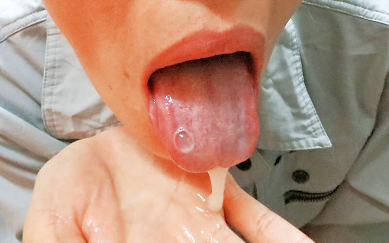 美熟女手コキ唾液フェラ搾りザーメン発射 2枚組 画像9