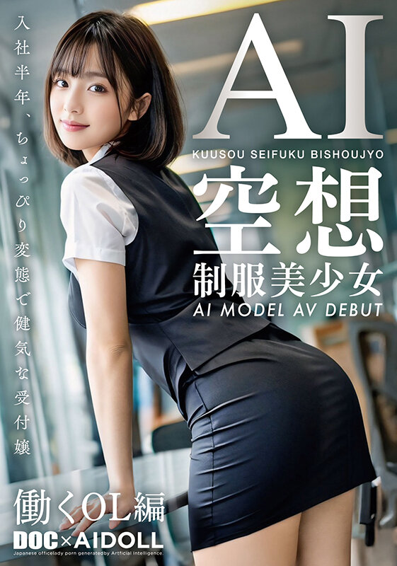 空想制服美少女 AI MODEL AV DEBUT 働くOL編 画像16
