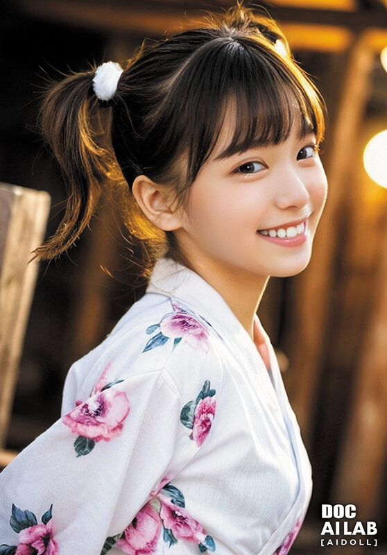 空想夏祭美少女 AI MODEL AV DEBUT サンプル画像 4