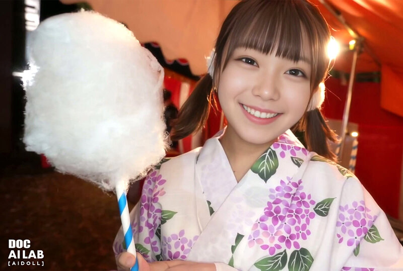空想夏祭美少女 AI MODEL AV DEBUT サンプル画像 5