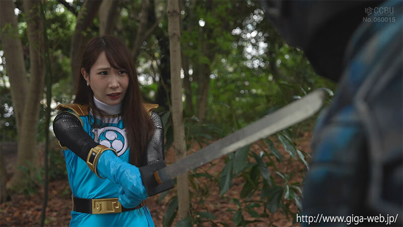 聖忍戦隊カゲブルー 未亡人カゲブルー返り討ち 五十嵐清華 画像1