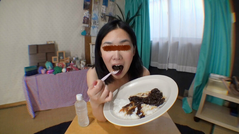 昨日食べた物をもう一度食べる!脱糞カレーライス! 画像12