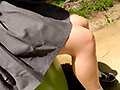 サンプル画像1 - Gカップ巨乳ドM半中半外生セフレちゃん ゆら 皐月ゆら