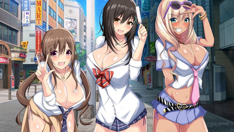 【アニメ】ドスケベギャルビッチ三人組とイク！生ハメ温泉バスツアー / アプリで知り合った巨乳の若い子と合意の上でセ●クス ［DVD Edition］ 画像1