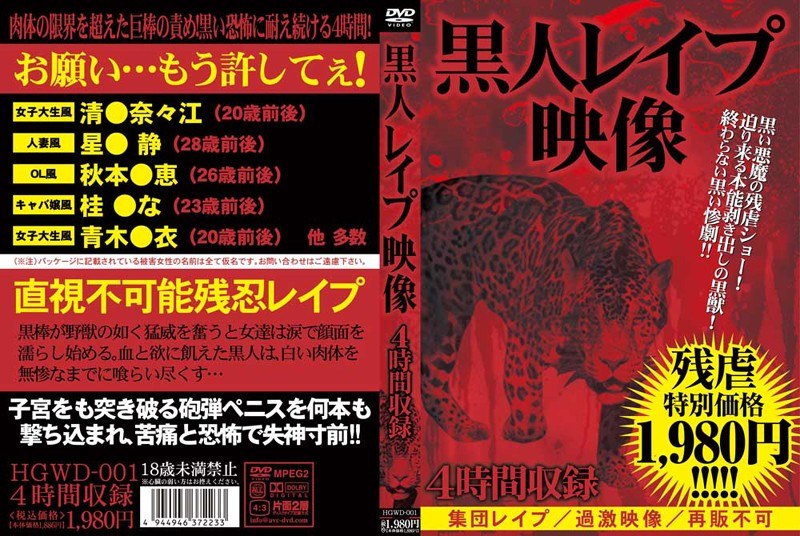 黒人レイプ映像