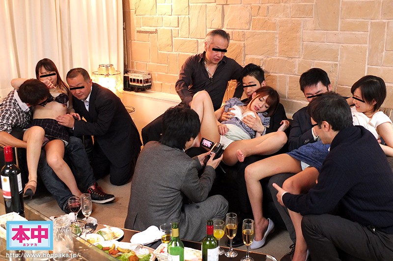 金持ち集結飲み会で笑顔で中出しを受け入れる彼女を見つけてしまった僕 麻里梨夏
