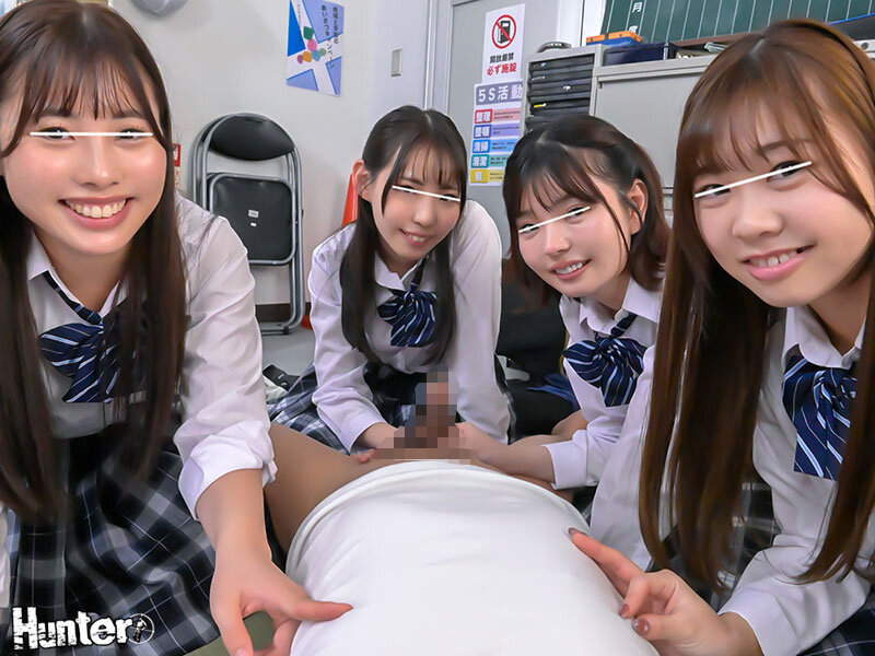 「おじさんセックスしよ」用務員の仕事は学校の環境整備とセックス。用務員室はおじさんチ〇ポで性欲解消する女子〇生たちのエッチなサボり場と化した！