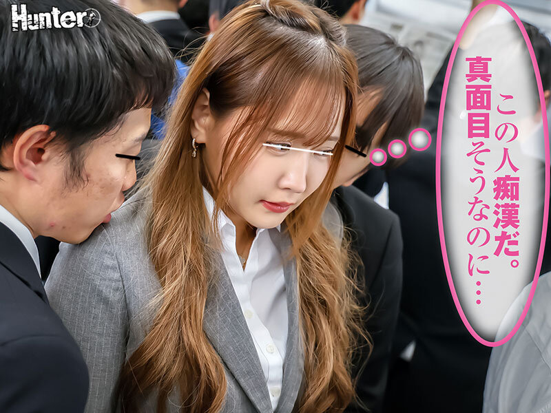 サンプル-【マルチ2画面】触られてる時のお尻とその時の表情も楽しめちゃう心の声が聞こえる電車痴●！ 『えっウソ！？指が入ってきた…ダメ…でも触り方が上手…（※心の声）』『何でそこで止めちゃうの！イキそうだったのに…（※心の声）』痴●被害者女性の心の声が聞こえる…