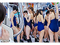 スク水登校が当たり前になった女子○生の日常観測 ある街の女子校で義務付けられたスク水登校。彼女たちはスク水で今まで通り電車に乗り、授業をして、よく遊び、よく SEX をする。 - サンプル 4