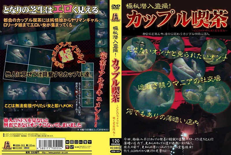 極秘潜入盗撮！カップル喫茶 〜CCDカメラから覗く変態彼女〜