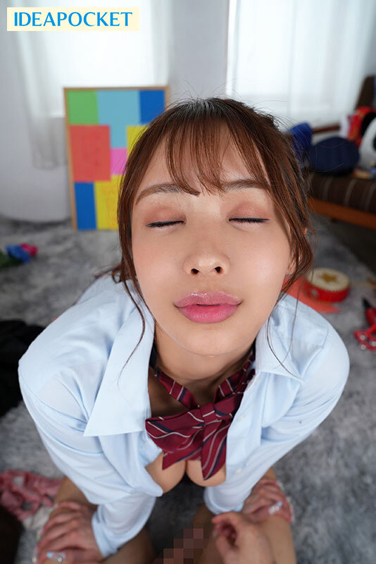 【VR】学園祭の出し物で使うメイド服をずっと好きだった友達のお姉ちゃんがきたら…ガン見不回避!たわわなGカップおっぱいむっちり太ももがエロい!絶対領域チ●ポ直立!こっそり二人でスケベ前夜祭 長浜みつり 画像9