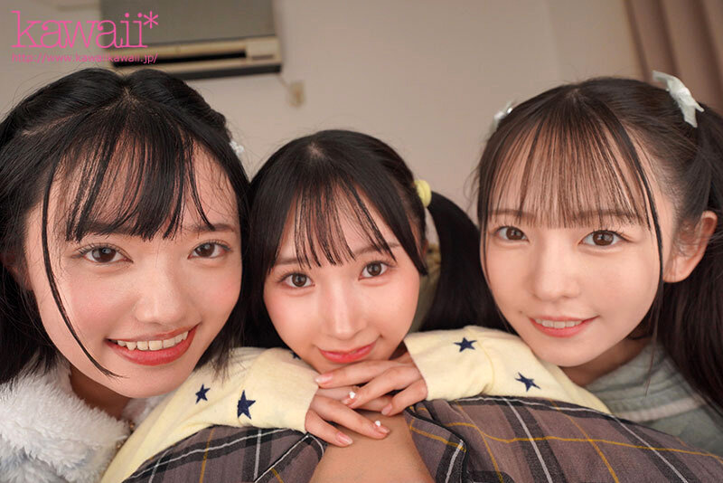 【VR】顔面特化×ベロキス×ハーレム痴女っ娘（こ） 顔面優勝すぎる姪っ子3姉妹の幼つるまんにありったけの精子ドピュッドピュッドピュッ 西元めいさ 八坂凪 由良かな 5枚目