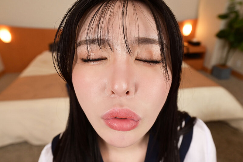 サンプル-【VR】【8K】「先生大好き…◆」妻子ある僕は教え子の誘惑に我慢出来ず抱いてしまった…何度も舌を絡ませあった接吻不倫 黒島玲衣