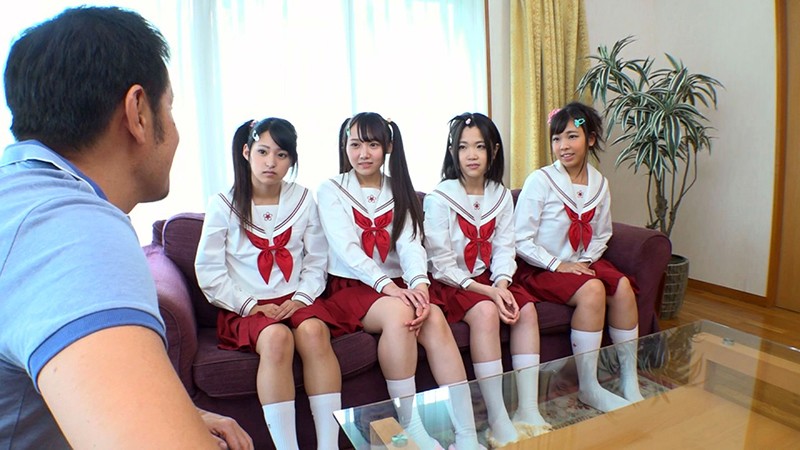 [KTKL-065] I Ordered Some Rental Schoolgirl Service, And Ordered 4 Girls At Once Harlem Orgy Sex With Divinely Tiny Titty Skinny Angels 