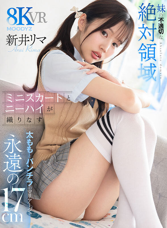 【VR】妹の不適切な絶対領域 ミニスカートとニーハイが織りなす永遠の17cm 太ももとパンチラのマリアージュ 新井リマ サンプル