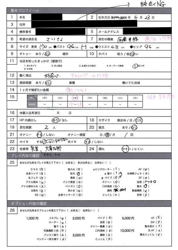 風俗面接SEX盗撮 本番推奨風俗店の面接→SEX体験講習パーフェクト流出！！＃003 面接シロウト 4名255分 画像16